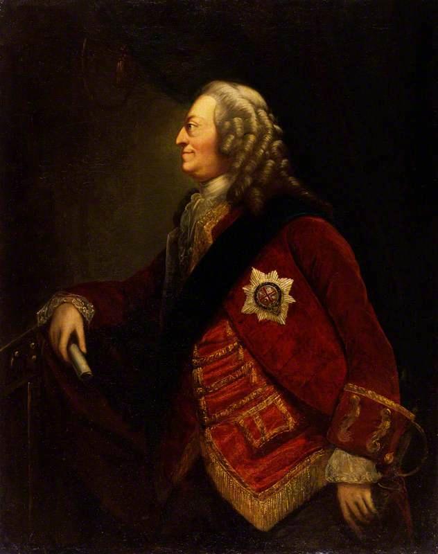 Artwork Replica King George II, 1753 by Thomas Worlidge (1700-1766 ...