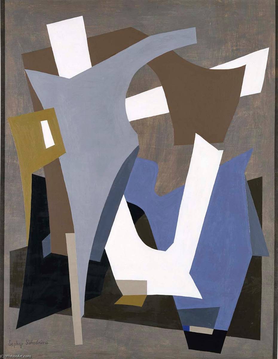 Crossroad 2, 1945 by Esphyr Slobodkina (19082002, Russia) Esphyr