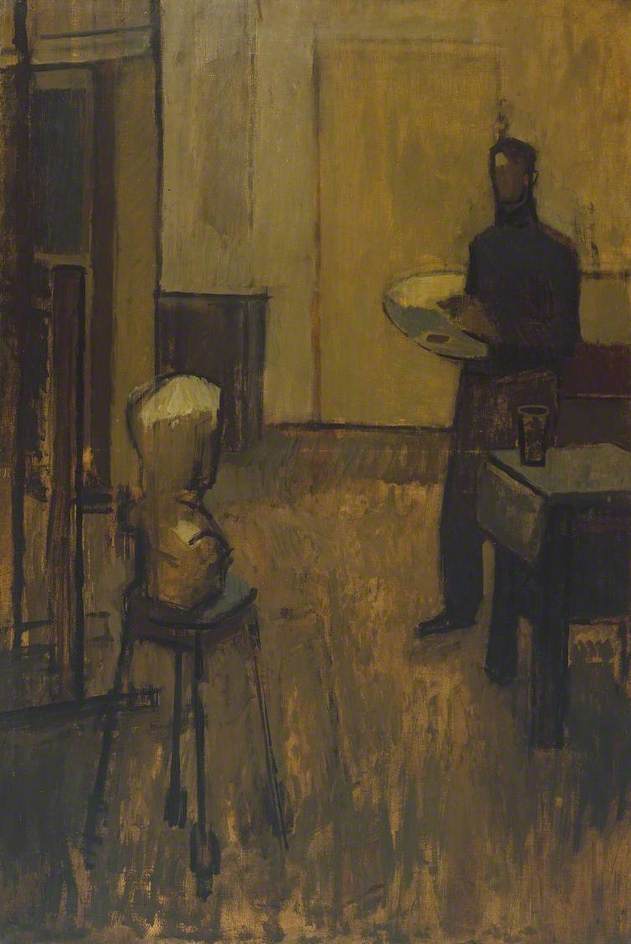 Oil Painting Replica Studio Interior, 1932 by William Menzies ...