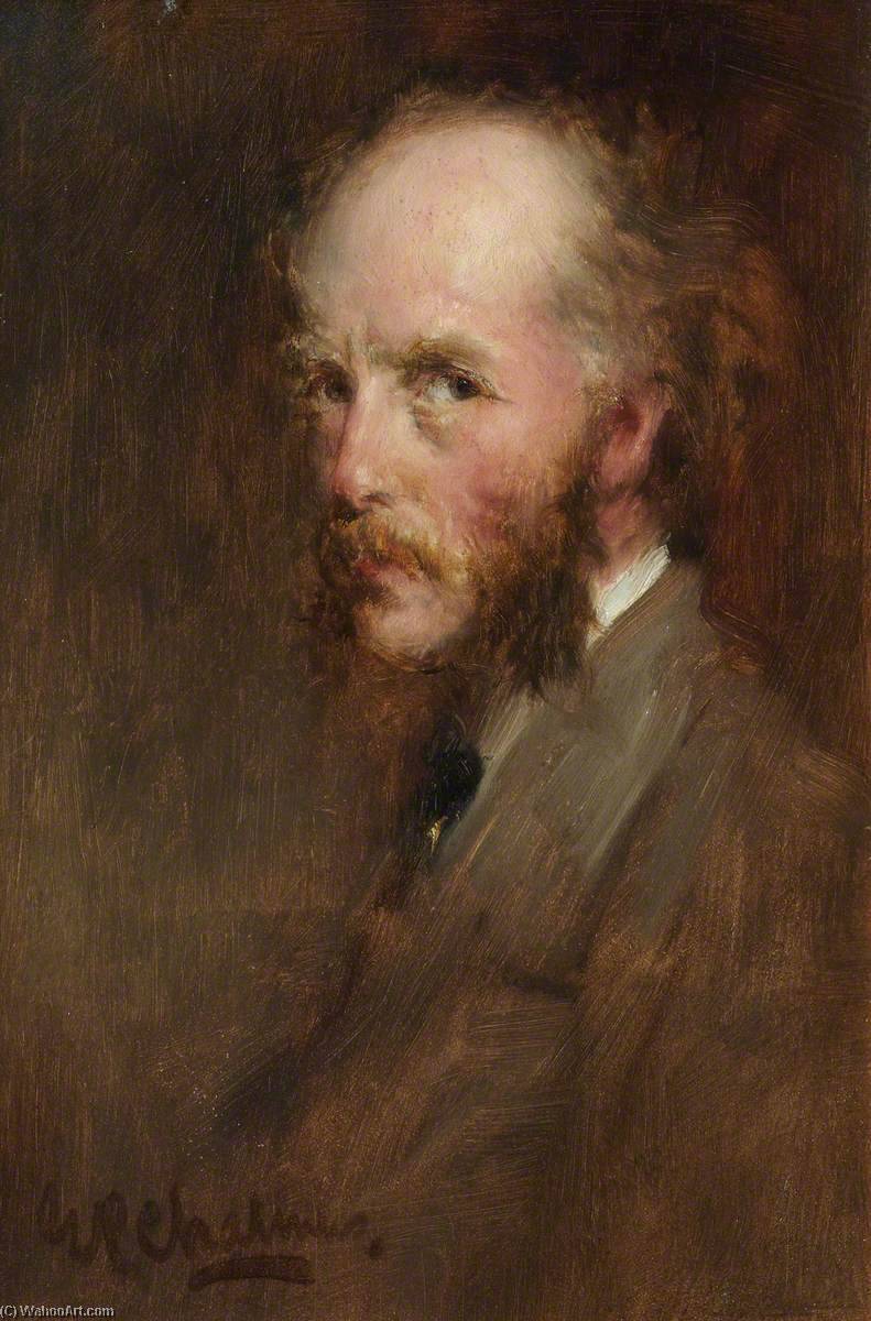 Oil Painting Replica Self Portrait 3 by Paul Chalmers (18331878