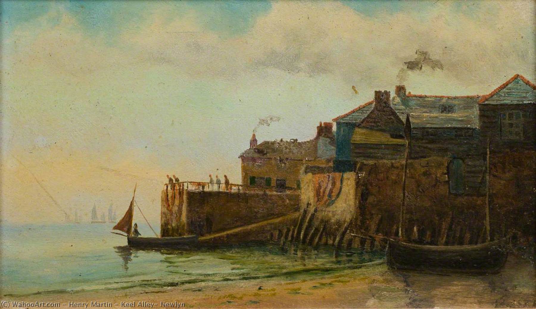 Keel Alley, Newlyn by Henry Martin Henry Martin